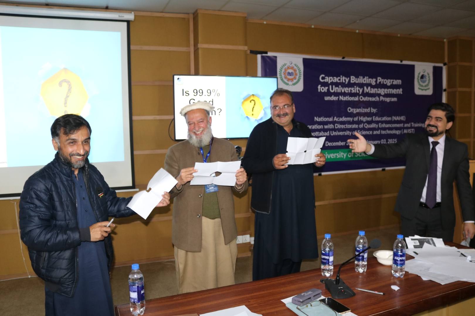 Capacity Building Training Program Underway at Abbottabad UST